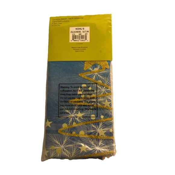 Meadow Creek Gold Christmas Tree Garden Flag - Picture 2 of 2